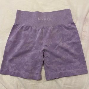 nvgtn camo seamless shorts - lilac